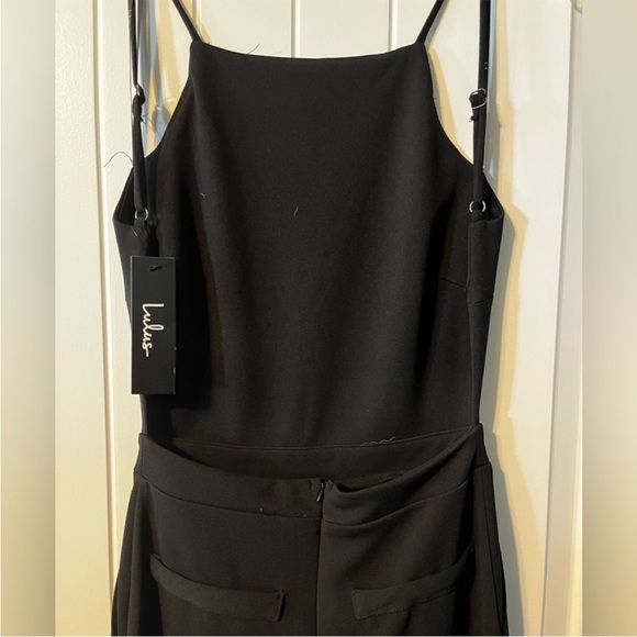 NWT Lulus Something to Behold Black Jumpsuit size small new with tags on - Picture 5 of 8